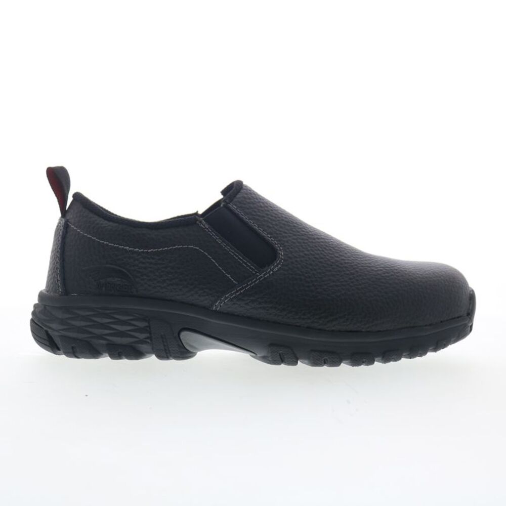 Avenger Mens Flight Slip-On AT Black Shoes (NWT) - Picture 1 of 7